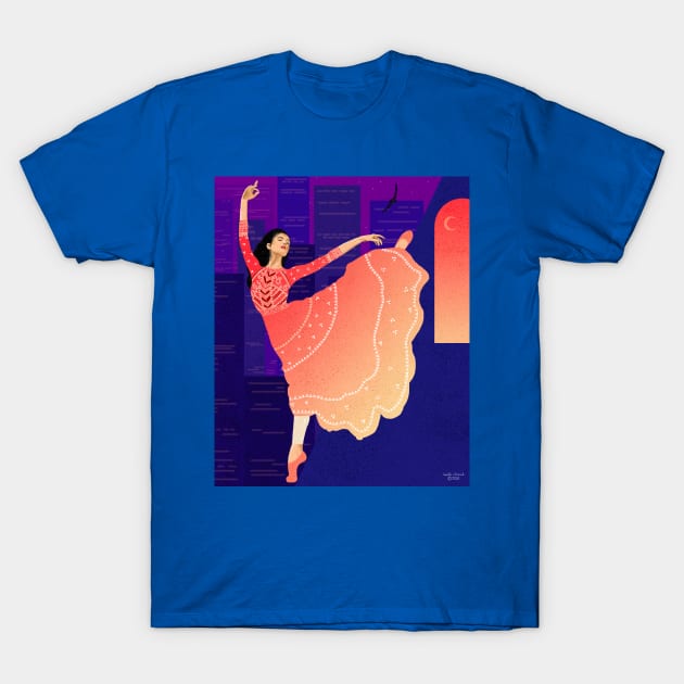 Dancing women T-Shirt by ColorsOfHoney